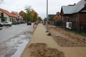Vilniaus gatvėje pernai pakeistos šaligatvių trinkelės