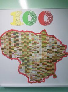 Lietuvos žemėlapis „Aš - dalis Tavęs“