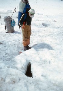 1987 m. Prie aprašytojo ledo plyšio