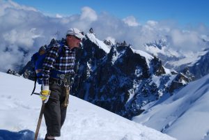 Valentinas Bitinas į Monblano kalną Šveicarijoje kopė prieš 3 metus