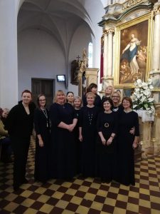 Vokalinis moterų ansamblis „Eldija“ Naujuosius pasitiko Kretingoje