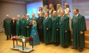 Su Santarvės fondo valdybos nariais ir apdovanojimo ceremonijos dalyvėmis