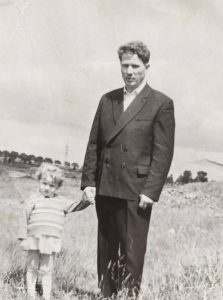 Elektrėnų apylinkėse su tėčiu apie 1966 m.
