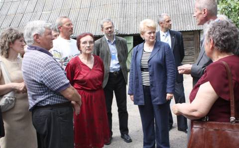 Prezidentės vizitas Kazokiškėse