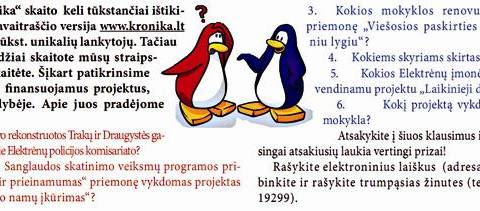 Dėmesio! Viktorina! Ar žinai, apie ką skaitai?