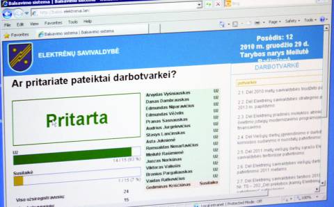 Savivaldybės tarybos posėdyje