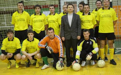 Elektrėnų futbolininkų pergalė Lietuvos pirmenybėse