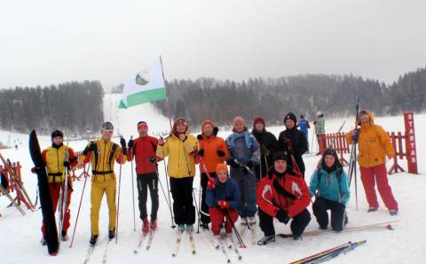 Ignalinoje varžėsi slidininkai