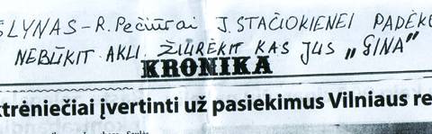 Jaunalietuviai sėja nesantaiką