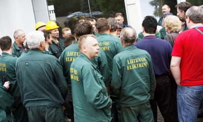 Balandžio 17-oji – Lietuvos energetikų diena. Elektrėnai  – latviams, latviai – Lietuvai