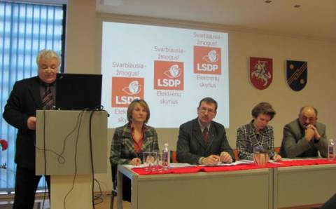Lietuvos socialdemokratų partijos Elektrėnų skyriaus ataskaitinis susirinkimas: geros naujienos