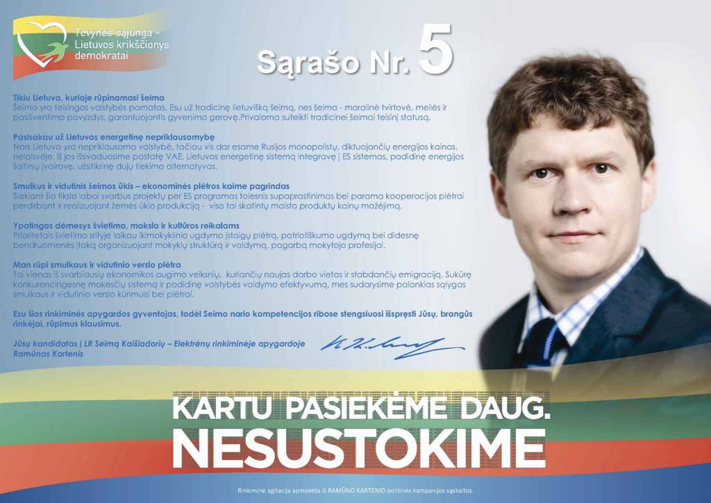 Kartu pasiekėme daug. Nesustokime