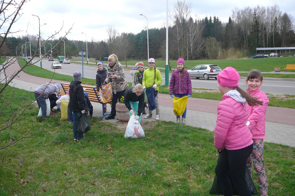 AKCIJA „DAROM 2015” Betvarkant aplinką rastas sprogmuo