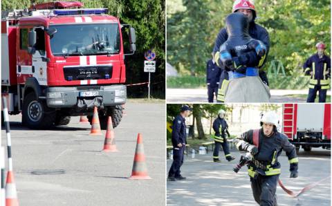 Elektrėnų ugniagesiai – tarp geriausių ir stipriausių Lietuvoje