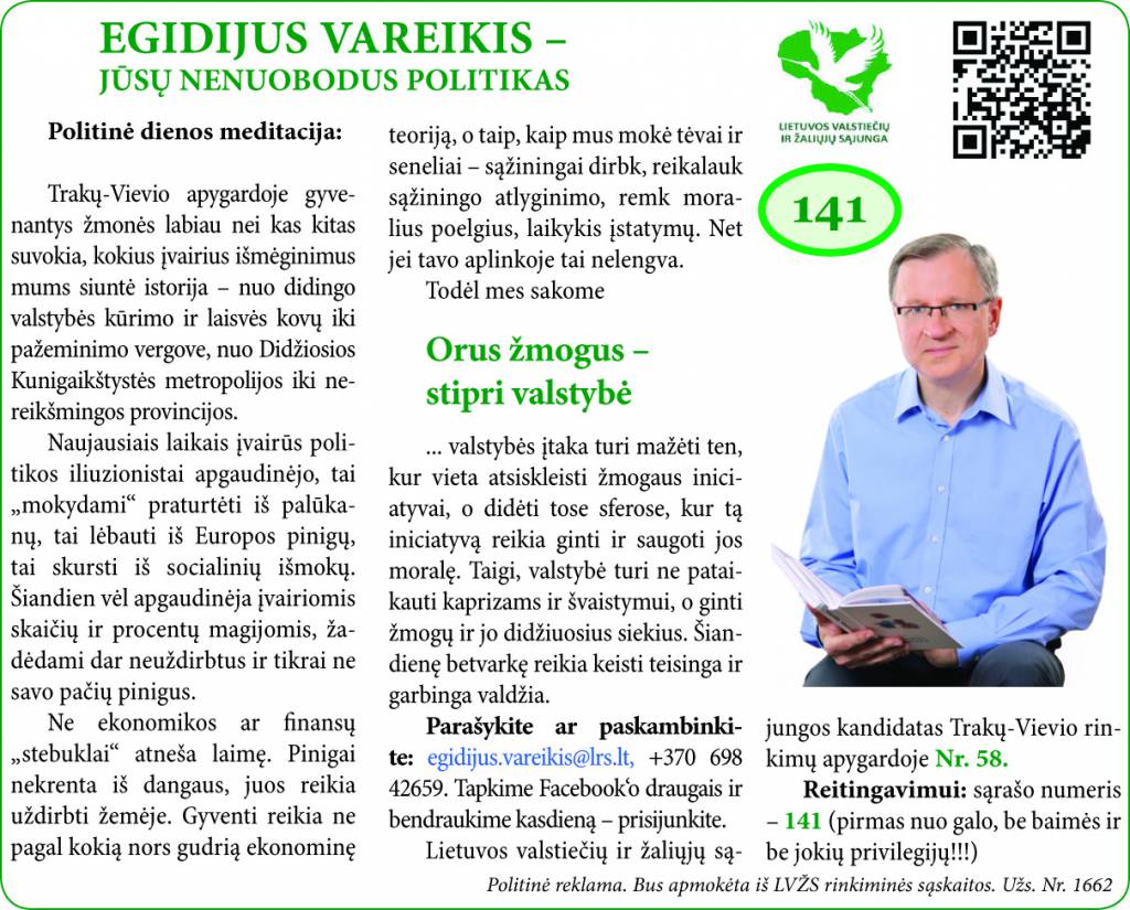 Gyvenkime kaip mus mokė seneliai