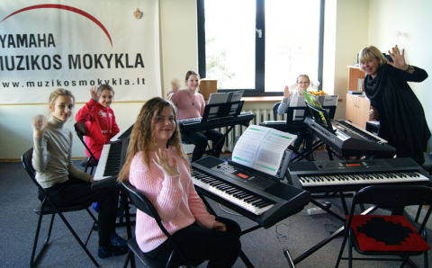 YAMAHA muzikos mokykla – puiki galimybė atsiskleisti augančiai asmenybei