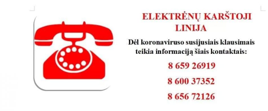 Elektrėnų savivaldybei apsirūpinti priemonėmis padeda verslininkai ir privatūs asmenys