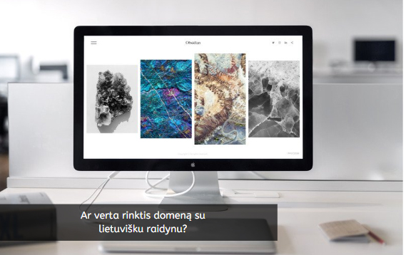 Ar verta rinktis domeną su lietuvišku raidynu?