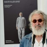 V. Suslavičius prie savo parodos „Įkalinti džiaze” skelbimo