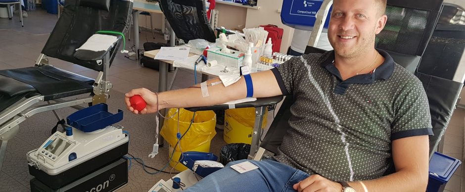 Vienas kraujo donoras padeda trims ligoniams