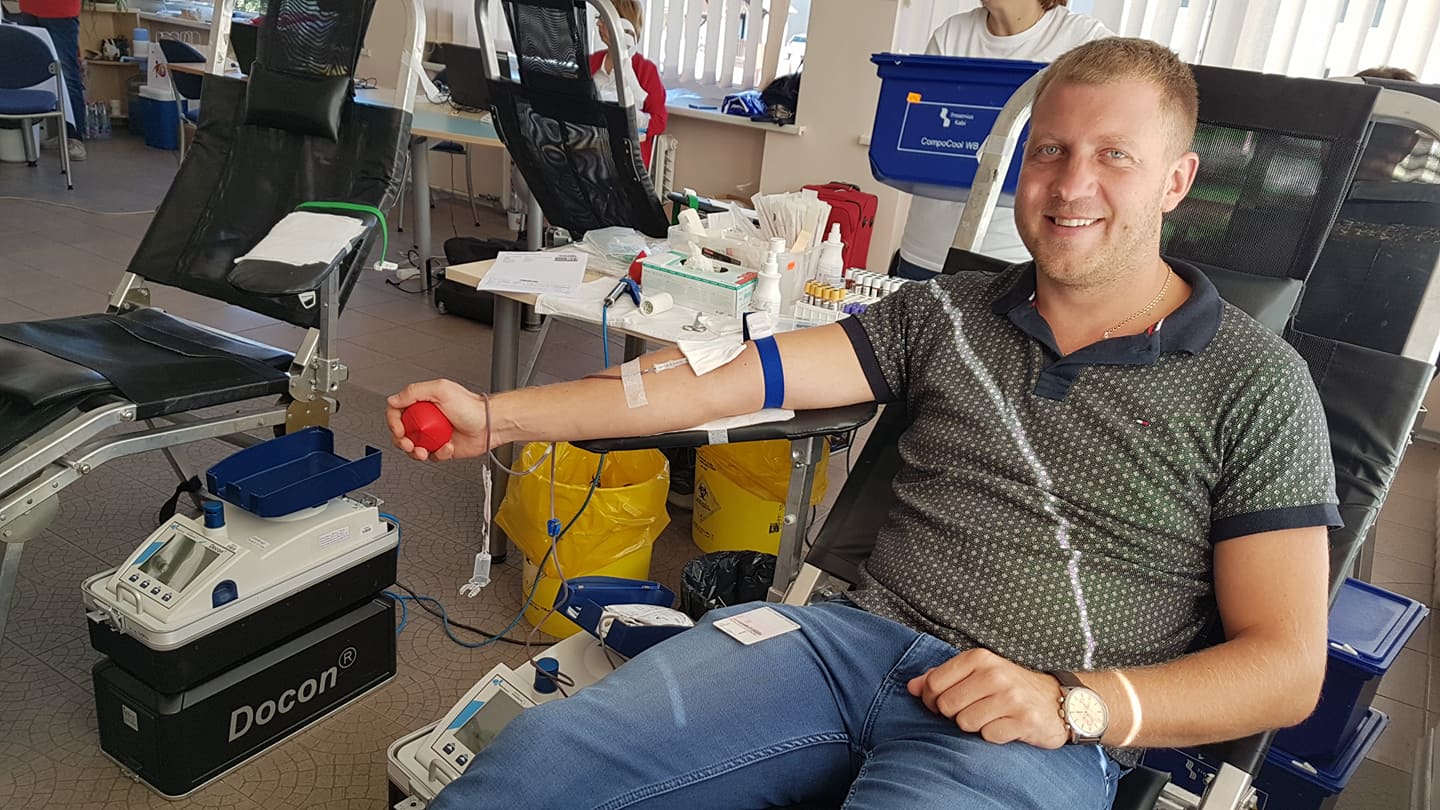 Vienas kraujo donoras padeda trims ligoniams