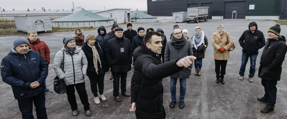 Ąžuolinės biodujų jėgainėje – svečiai iš Lenkijos