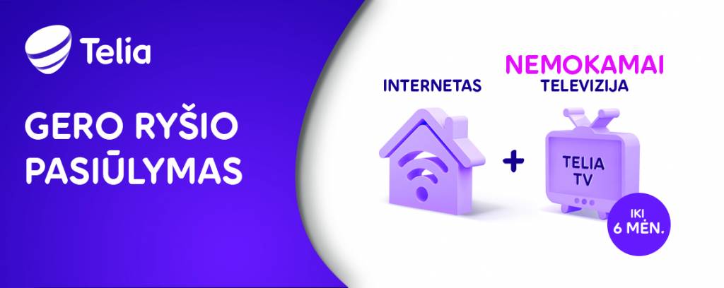 Stiprus internetas svarbus kaip geras imunitetas