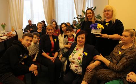 Tulpių šventė su šeimomis iš Ukrainos