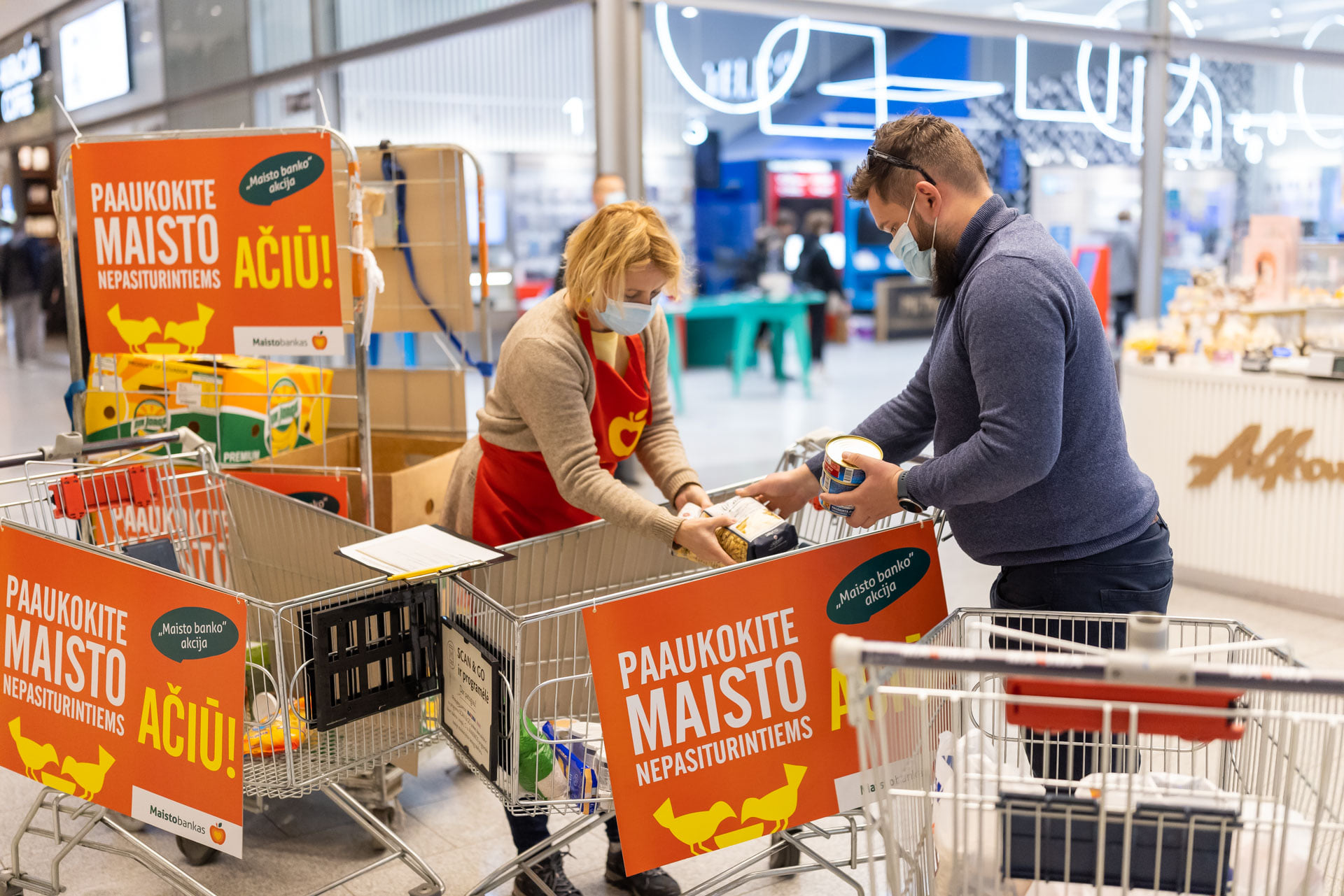 Pagalba karo pabėgėliams ir augantis paramos gavėjų skaičius: ši „Maisto banko“ akcija tampa kritiškai svarbia