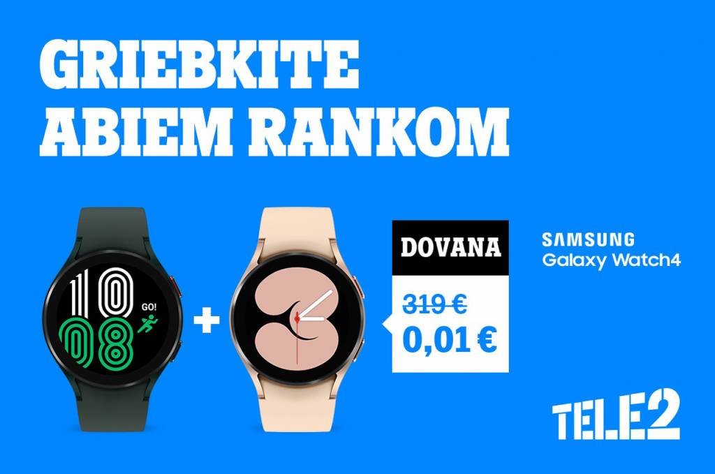 PR Karščiausi „Tele2“ pasiūlymai išmaniam laisvalaikiui: įsigijus vieną laikrodį – antras dovanų!