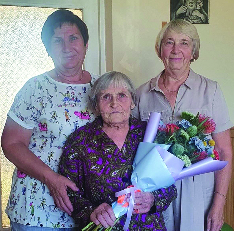 Kietaviškių senolė Janina Černiauskienė atšventė 90 metų jubiliejų