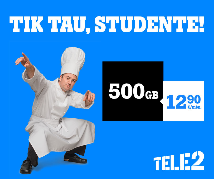 PR „Tele2“ pasiūlymai studentams: geriausios kainos studijoms reikalingiems įrenginiams