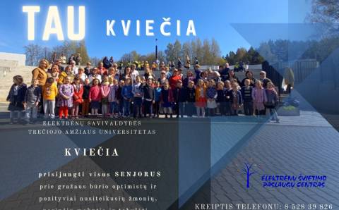 Kviečiame senjorus studijuoti