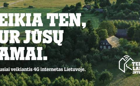 PR Renkatės interneto tiekėją? „Tele2“ klientams siūlo plačiausią tinklą ir specialius kainų pasiūlymus