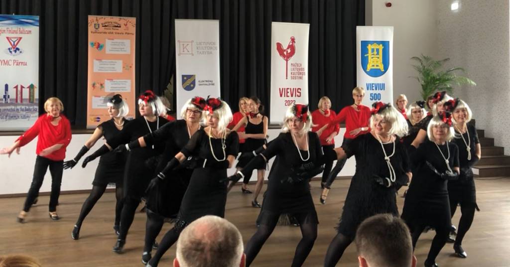 Projektas „Kultūrų tiltas: Vievis–Pernu“. Šokių kolektyvų susitikimas