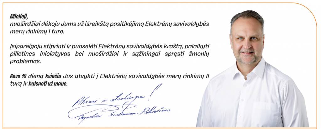 ELEKTRĖNŲ SAVIVALDYBĖS ADMINISTRACIJOS DIREKTORIUS GEDIMINAS RATKEVIČIUS  KADENCIJOS APŽVALGA IR SVARBIAUSI KLAUSIMAI