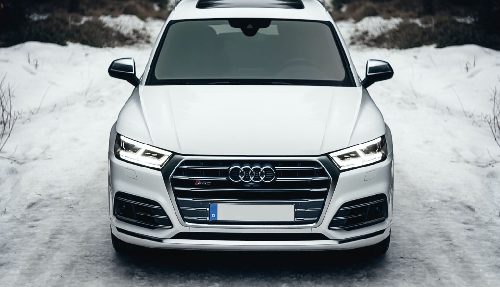 Aukšto našumo Audi dalys, kurių dėka vairavimas žiemą taps saugesniu