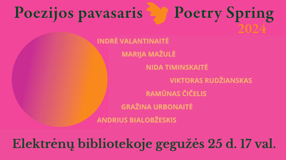 „Poezijos pavasaris“ išlieka patrauklus naujoms skaitytojų kartoms „Poezijos pavasaris“ išlieka patrauklus naujoms skaitytojų kartoms
