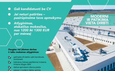 „Vilniaus baldai“ ieško darbuotojų