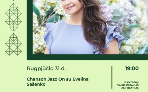Bliuzo ir džiazo savaitgalis Elektrėnuose: scenoje – nepakartojamoji Evelina Sašenko!