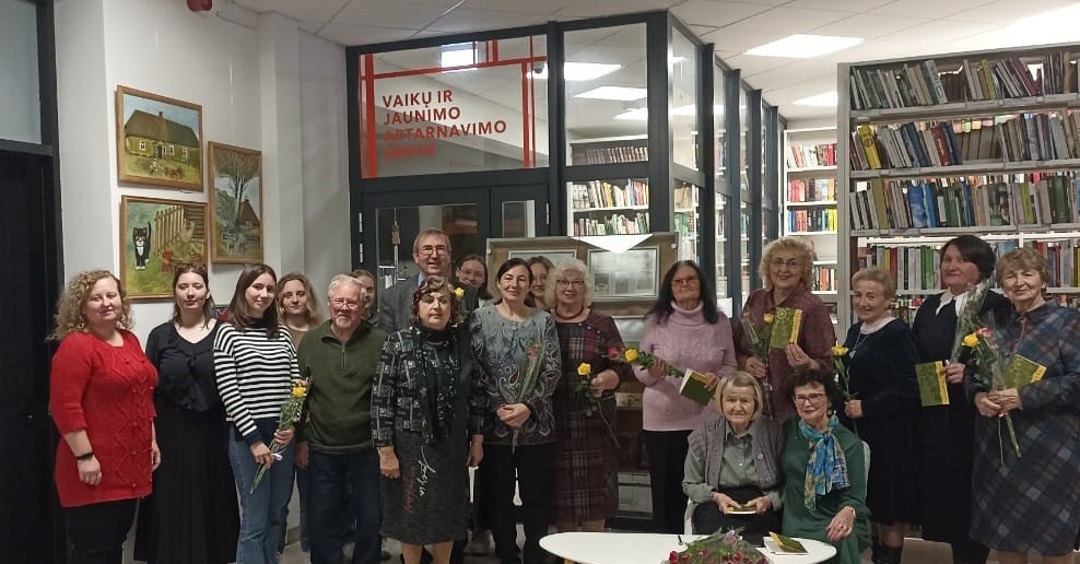 Literatų renginys Vievio bibliotekoje