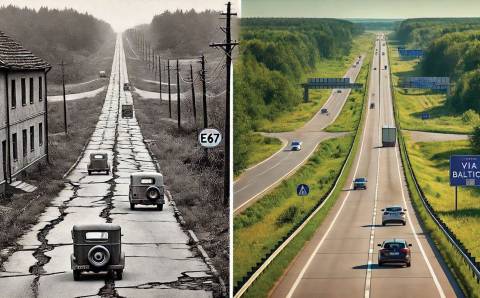 „Via Baltica“: Nuo Siauro SOVIETINIO Kelio iki Modernios Magistralės