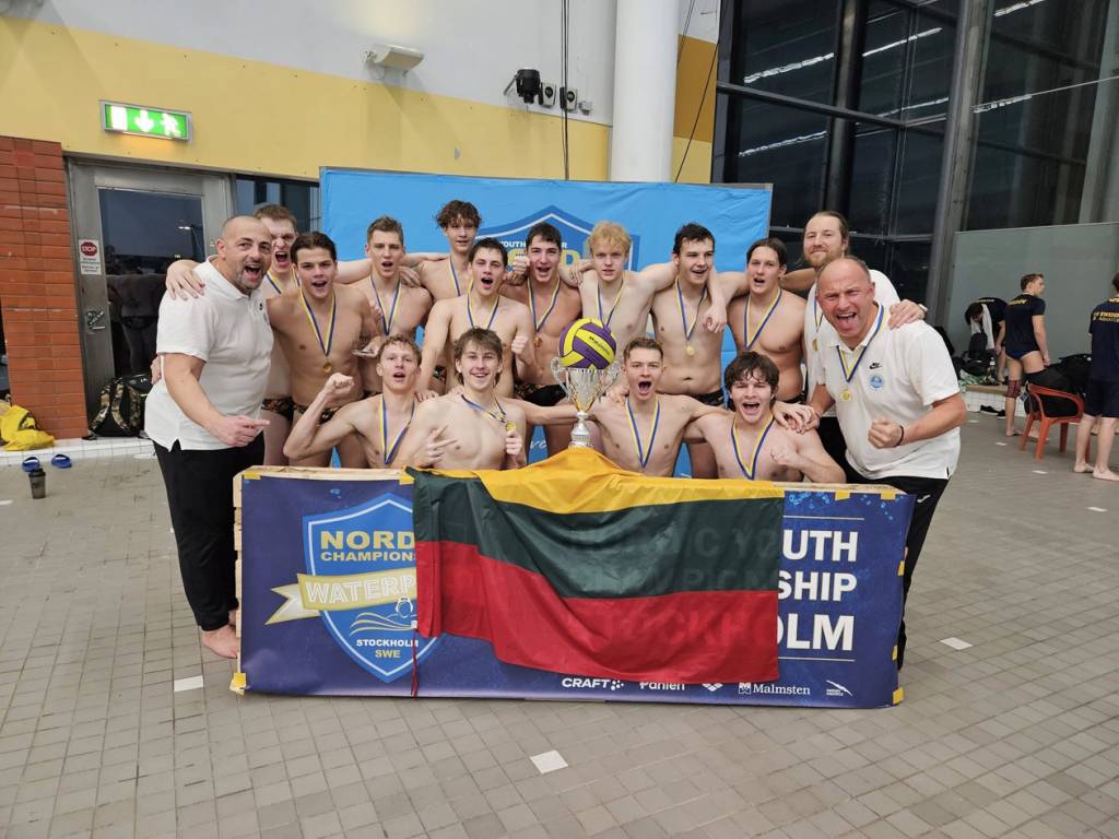 Šiaurės šalių jaunių ir jaunimo vandensvydžio čempionatuose – lietuvių dominavimas