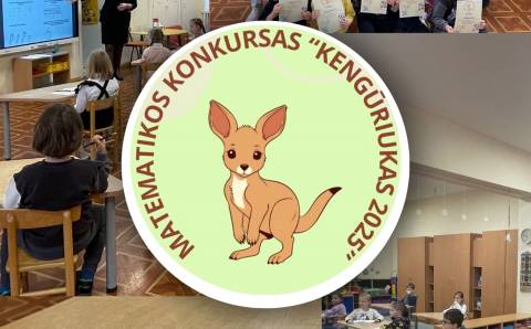 Matematikos konkursas „Kengūriukas 2025“ priešmokyklinukams:  mokymosi kelias nuo mažens