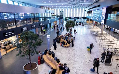 Vilniaus oro uoste atidarytas naujas išvykimo terminalas