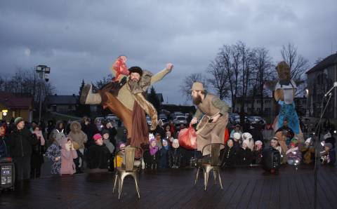 Užgavėnių dūksmas Vievyje