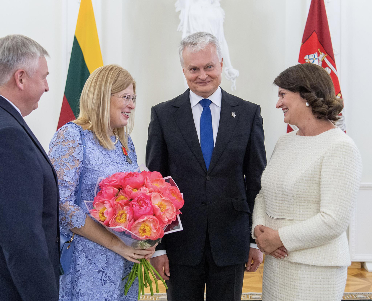 Ordinu „Už nuopelnus Lietuvai“ apdovanota kraštietėEgidija Vaicekauskienė