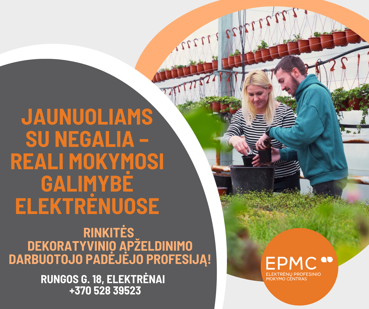 Jaunuoliams su negalia – reali mokymosi galimybė Elektrėnuose
