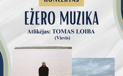 Koncertas „Ežero muzika“. Atlikėjas Tomas Loiba