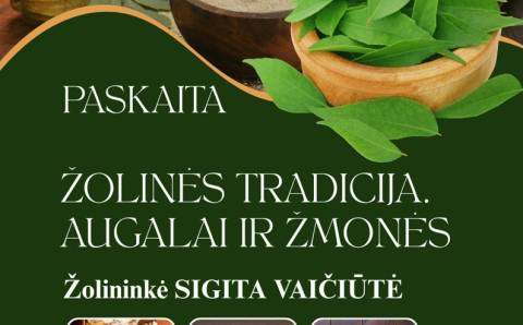 Žolinėms skirta paskaita